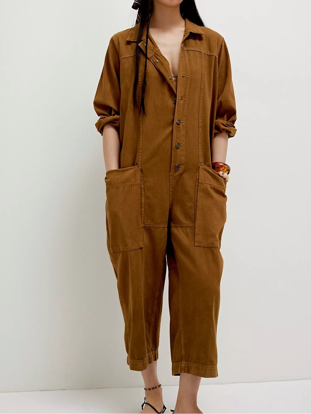 We The Free Margarita Jumpsuit
Golden Brown
SMALL
NWT